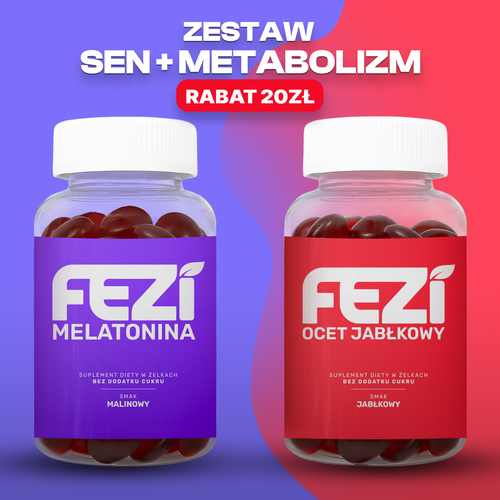 FEZI Zestaw Sen i Metabolizm suplementy w żelkach