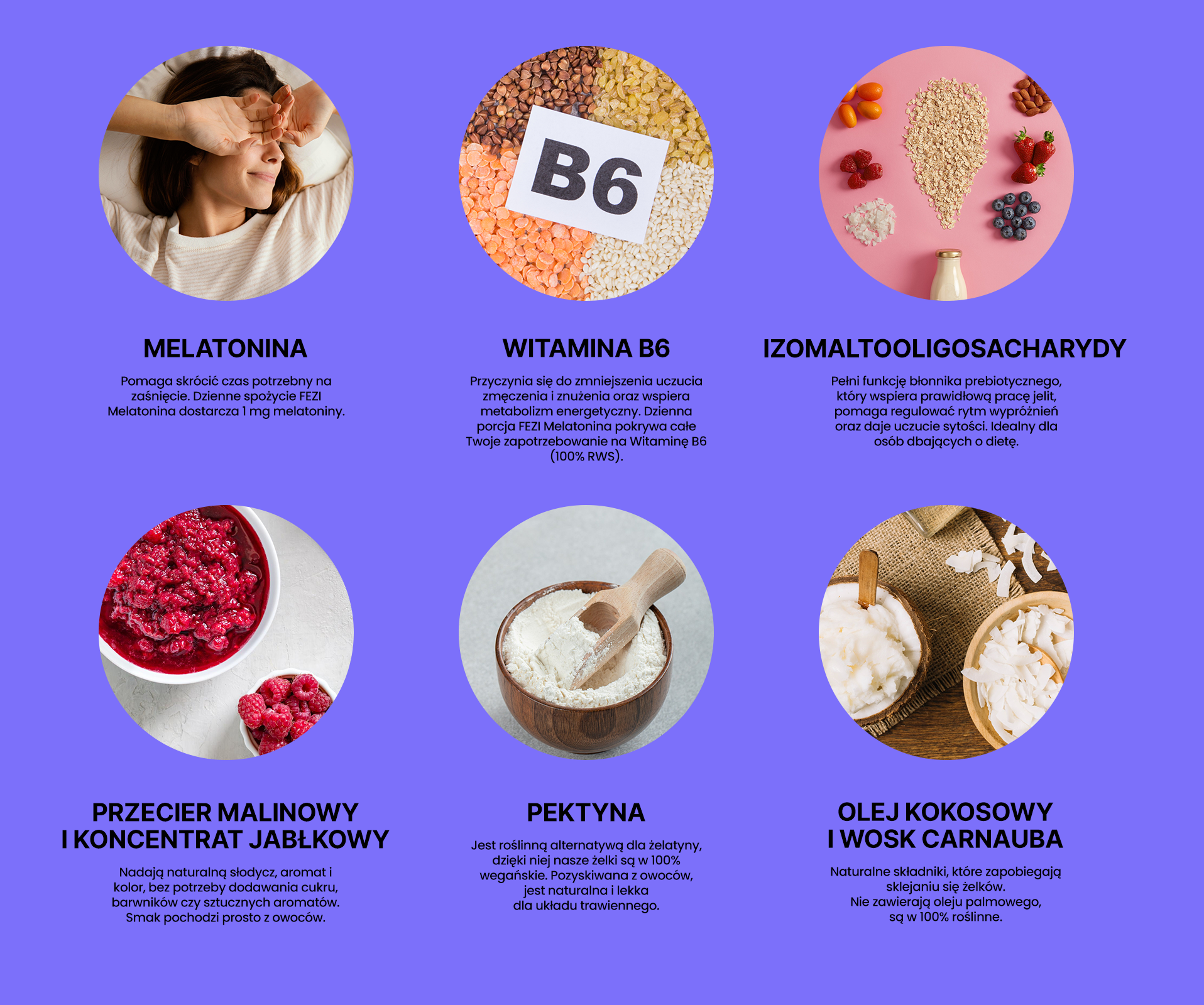 FEZI Melatonina składniki