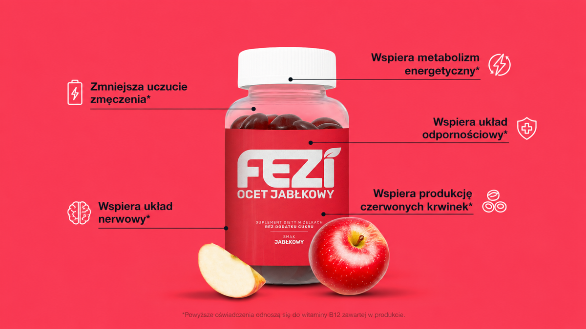 FEZI Ocet Jabłkowy – FEZI Żelki Suplementy